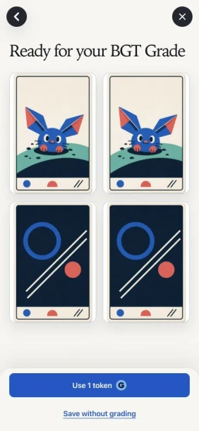 Card review with options to analyse or save without analysis